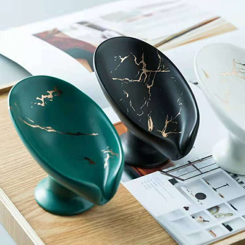 Porte-savon de luxe en céramique Lighteme