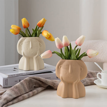 Vase en céramique Lighteme Cheek Girl