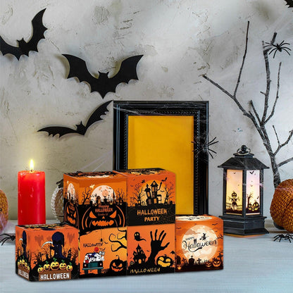 Lot de 12 sacs cadeaux Lighteme pour Halloween pour emballage de bonbons et friandises