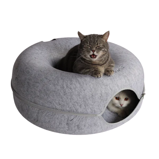 Lighteme Cozy Cat Tunnel Bed for Play and Rest