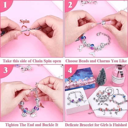 Ensemble de bracelets en cristal Lighteme DIY