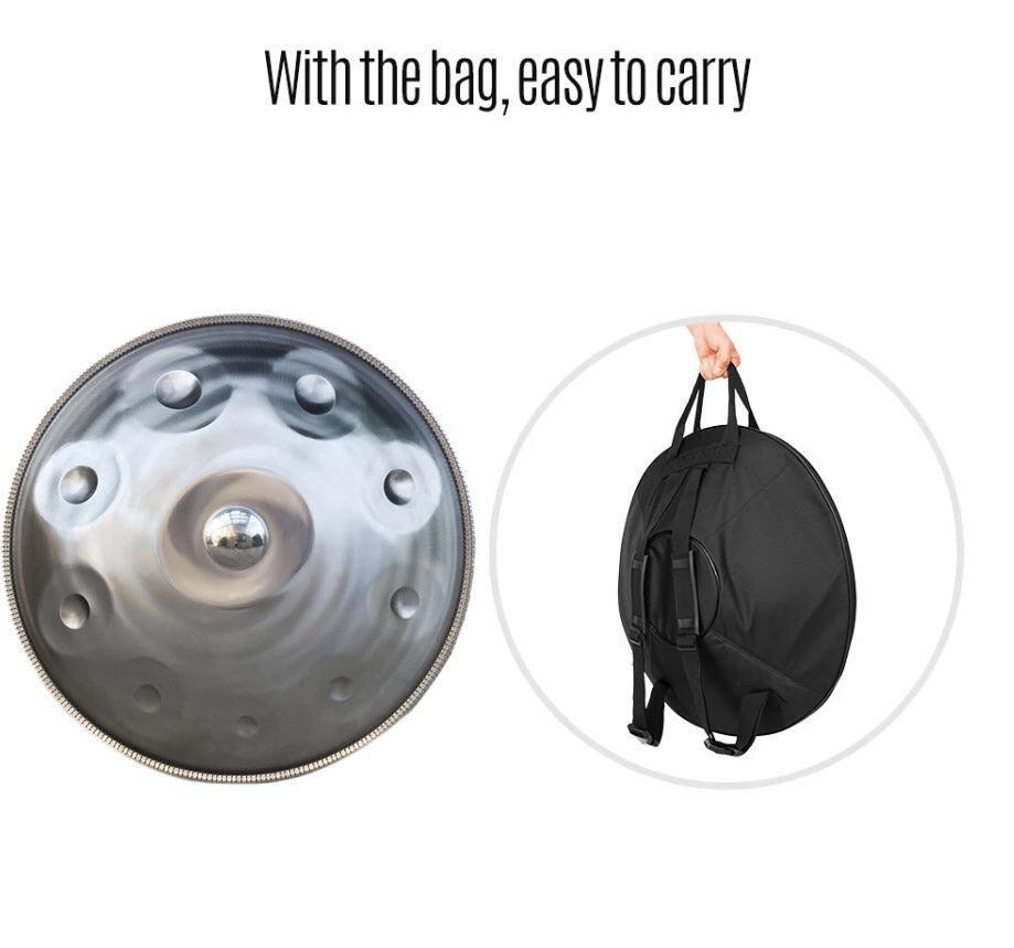 Mountain Rain Custom 22 Inch 10 Notes F3 Equinox Integral Stainless Steel Handpan Drum Instrument