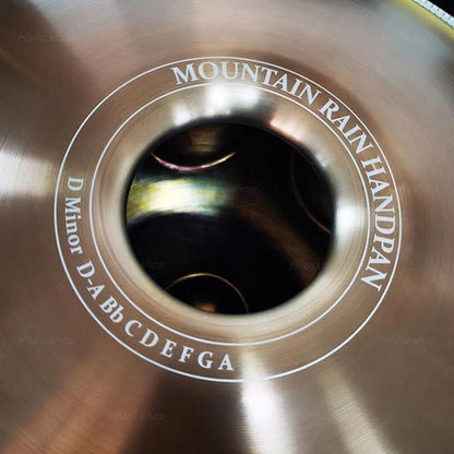 Mountain Rain Maßgeschneiderte 22 Zoll 10/10+2 Noten Edelstahl Handpan Skala F3 Low Pygmy Handpan Instrument Kaufen