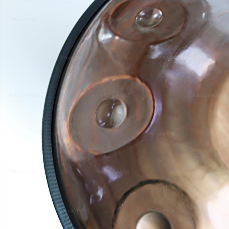 Mountain Rain Handpan personnalisé 22 pouces 14(12+2) notes en acier inoxydable F3 instrument de percussion haut de gamme 
