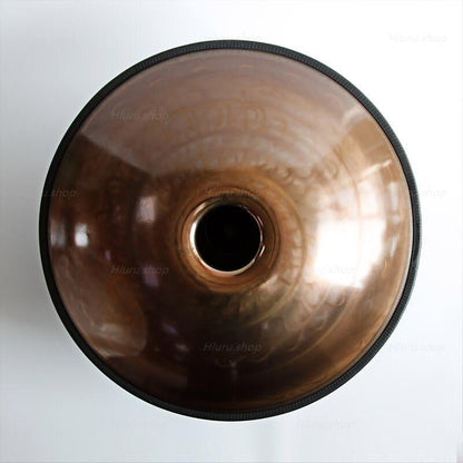 Mountain Rain Handpan personnalisé 22 pouces 14(12+2) notes en acier inoxydable F3 instrument de percussion haut de gamme 
