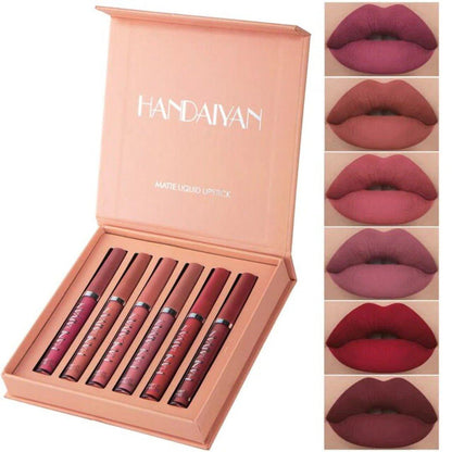 Lighteme Premium 6-teiliges Set mit matten Lippenstiften