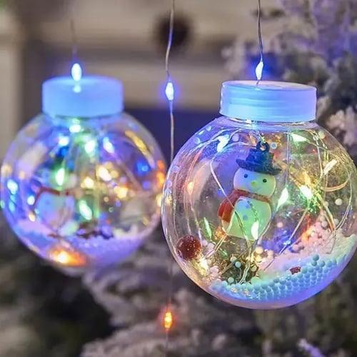 Anneaux/boules lumineux de décoration de Noël Lighteme