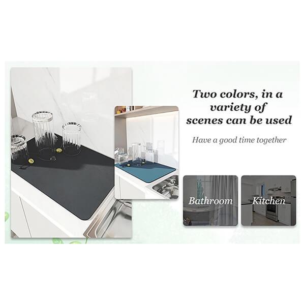 Lighteme New Kitchen Abtropfmatte mit super saugfähiger Wirkung