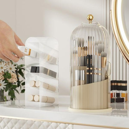 Lighteme 360° Make-up-Pinsel-Organizer + kostenlose Lippenstift-Aufbewahrungsbox