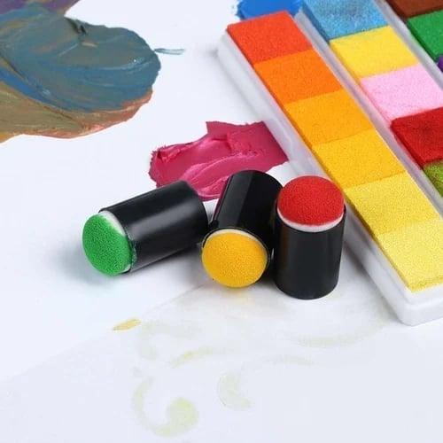 Lighteme DIY-Schwamm-Fingermalset – 20 Farben enthalten
