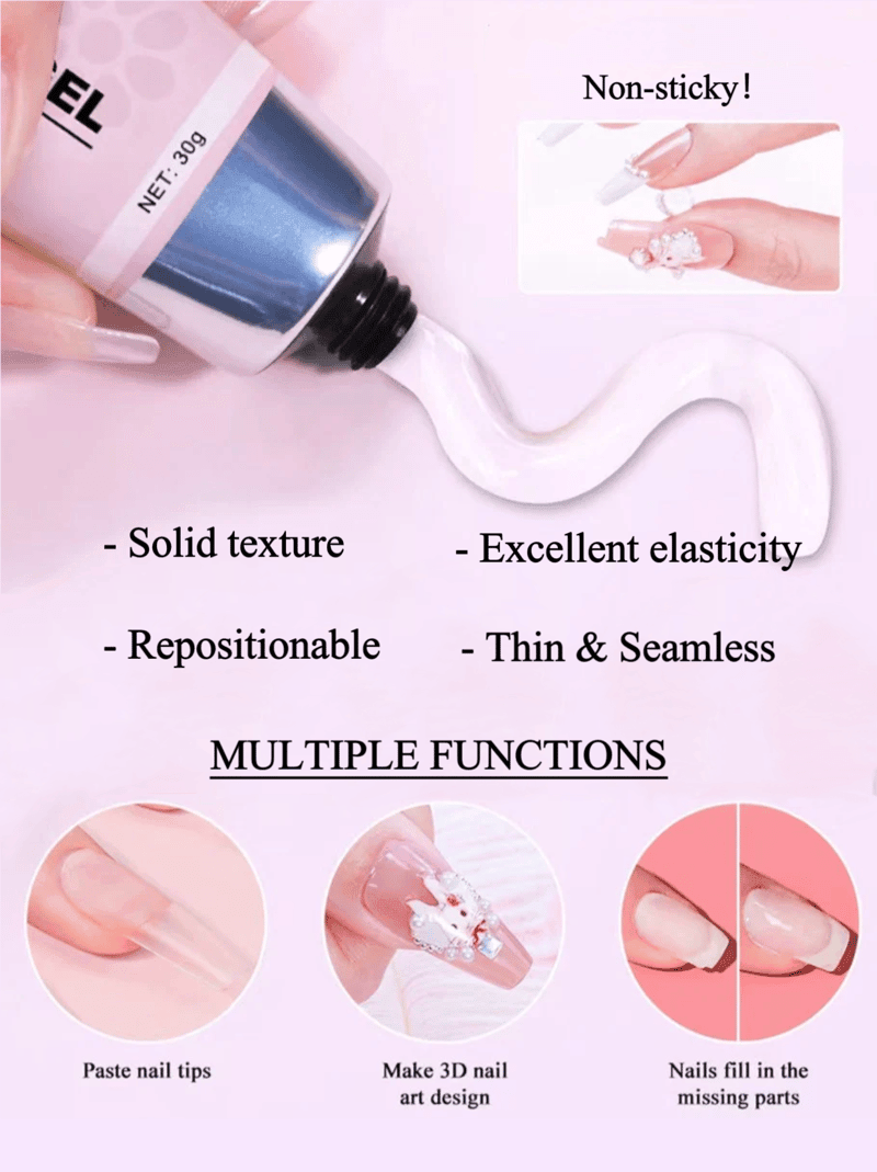 Lighteme Magic Solid Nagelkleber-Set für Press-On-Nägel
