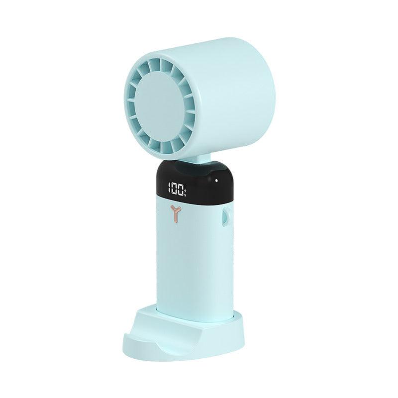 Tragbarer Ventilator von Lighteme mit Telefonständer