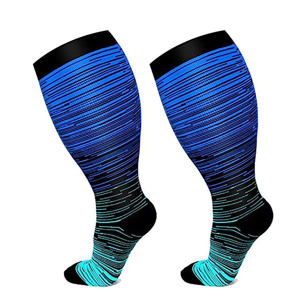 Chaussettes de compression Lighteme pour mollets larges