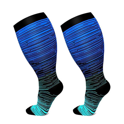 Chaussettes de compression Lighteme pour mollets larges