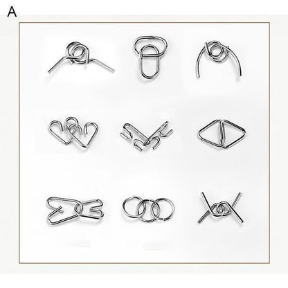 Lighteme Nine Interlocking Rings Link (7 types)