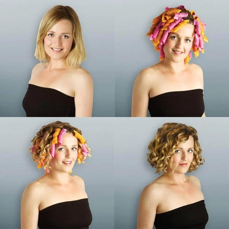 Lighteme Lockenstab zaubert perfekte Locken über Nacht ohne Hitze, ohne Schäden