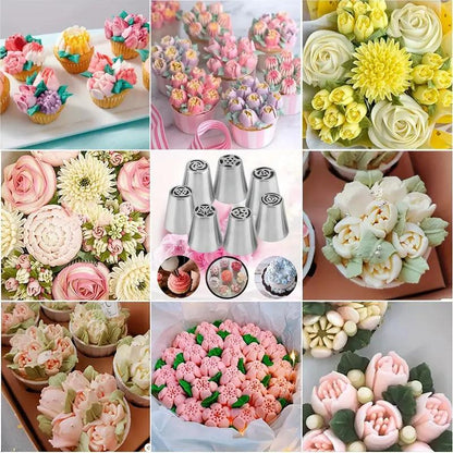 Douilles à pâtisserie Lighteme pour décoration de gâteaux (lot de 36)