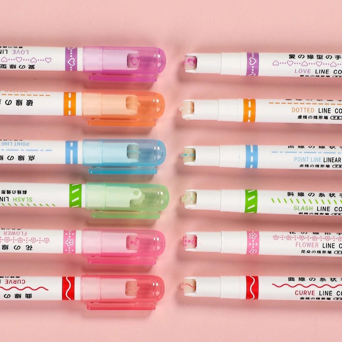 Lighteme Curve Textmarker 6er-Set