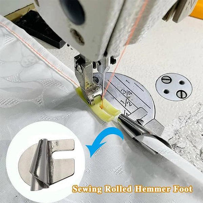 Lighteme Rollsäumerfuß aus Edelstahl | 8er-Set