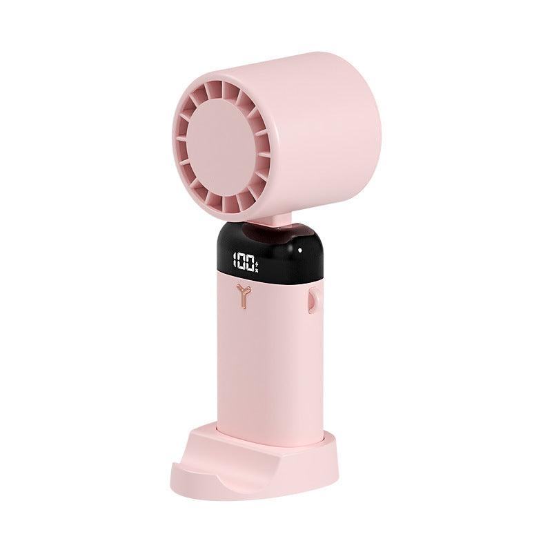 Tragbarer Ventilator von Lighteme mit Telefonständer
