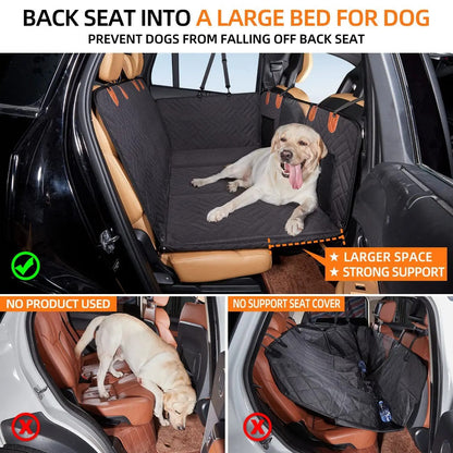 Lighteme Deluxe Autositzverlängerung mit harter Unterseite für Hunde