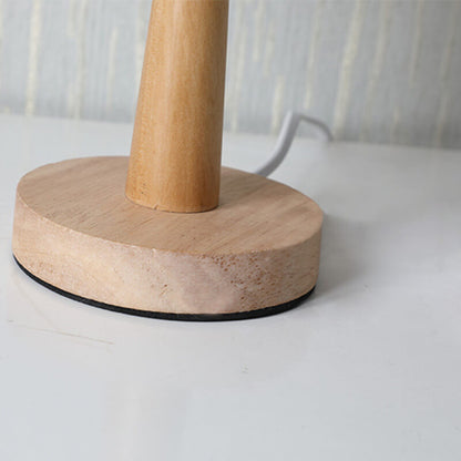 Lighteme Simple Raw Wood Table Lamp