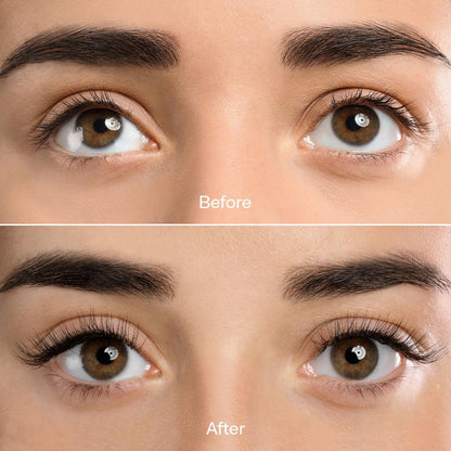 Lighteme abgewinkelte, fächerförmige Wimpernbürste