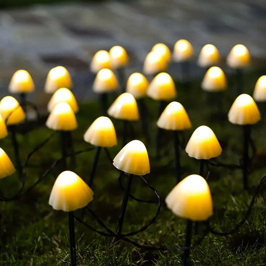 Lighteme Mini Solar Mushlights Verwandeln Sie Ihre Outdoor-Oase mit leuchtenden Pilzen