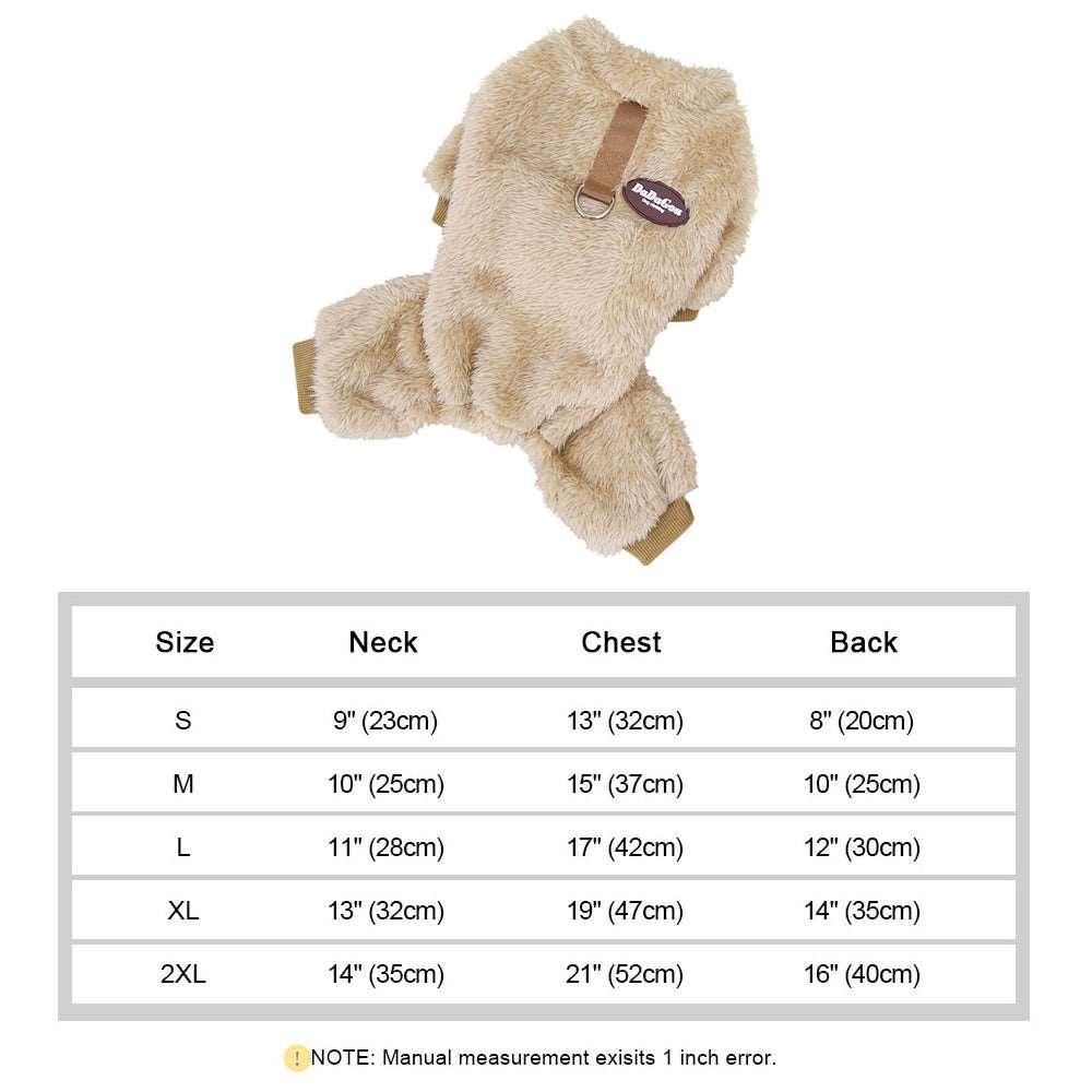 Combinaison élastique Lighteme avec anneau de traction pour chiots et chats