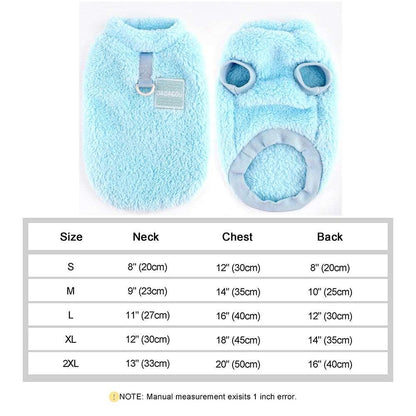 Combinaison élastique Lighteme avec anneau de traction pour chiots et chats