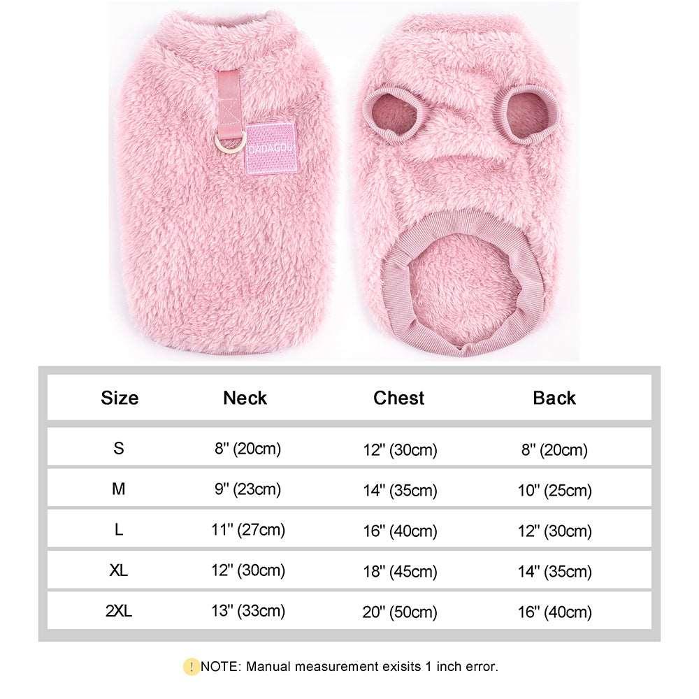 Combinaison élastique Lighteme avec anneau de traction pour chiots et chats