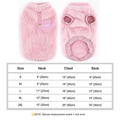 Combinaison élastique Lighteme avec anneau de traction pour chiots et chats