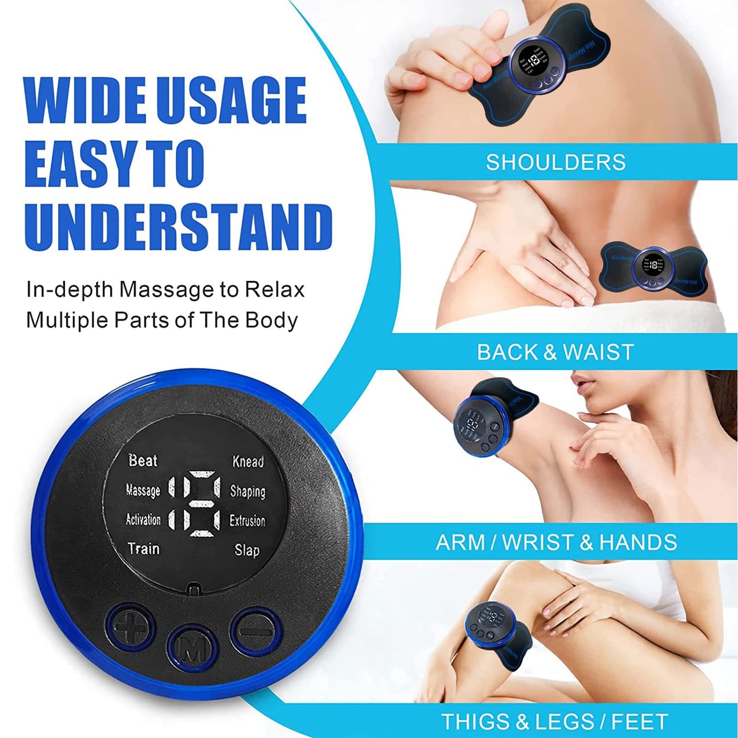 Appareil de massage corporel Lighteme Tens - Appareil de soulagement des EMS