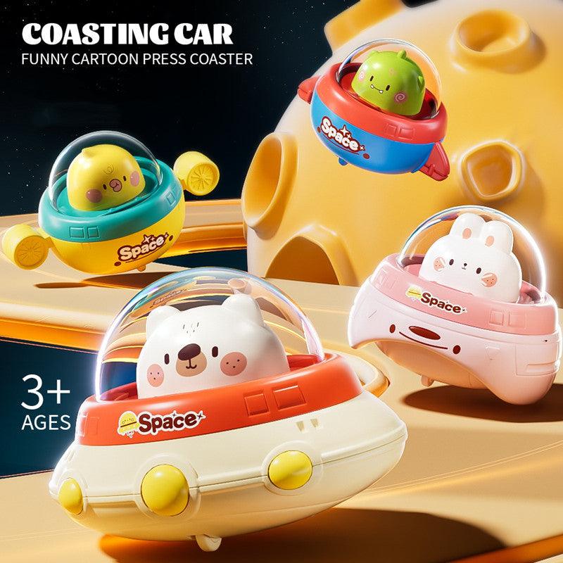 Lighteme Push &amp; Go-Spielzeugautos mit Weltraumthema | 1 KAUFEN, 1 GRATIS ERHALTEN (2 STK.)