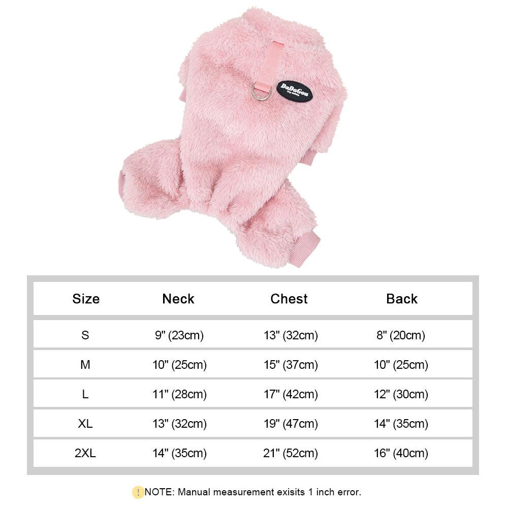 Combinaison élastique Lighteme avec anneau de traction pour chiots et chats
