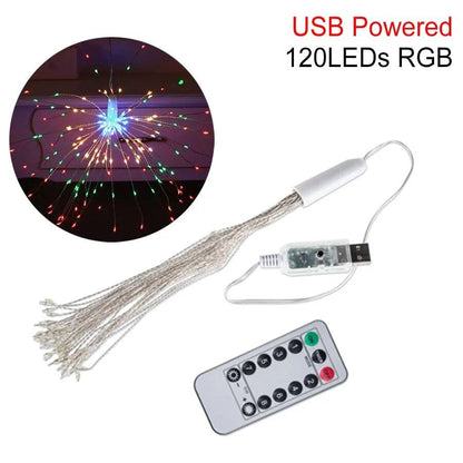 Feu d'artifice LED USB Lighteme | 1 acheté, 1 offert (2 pièces)