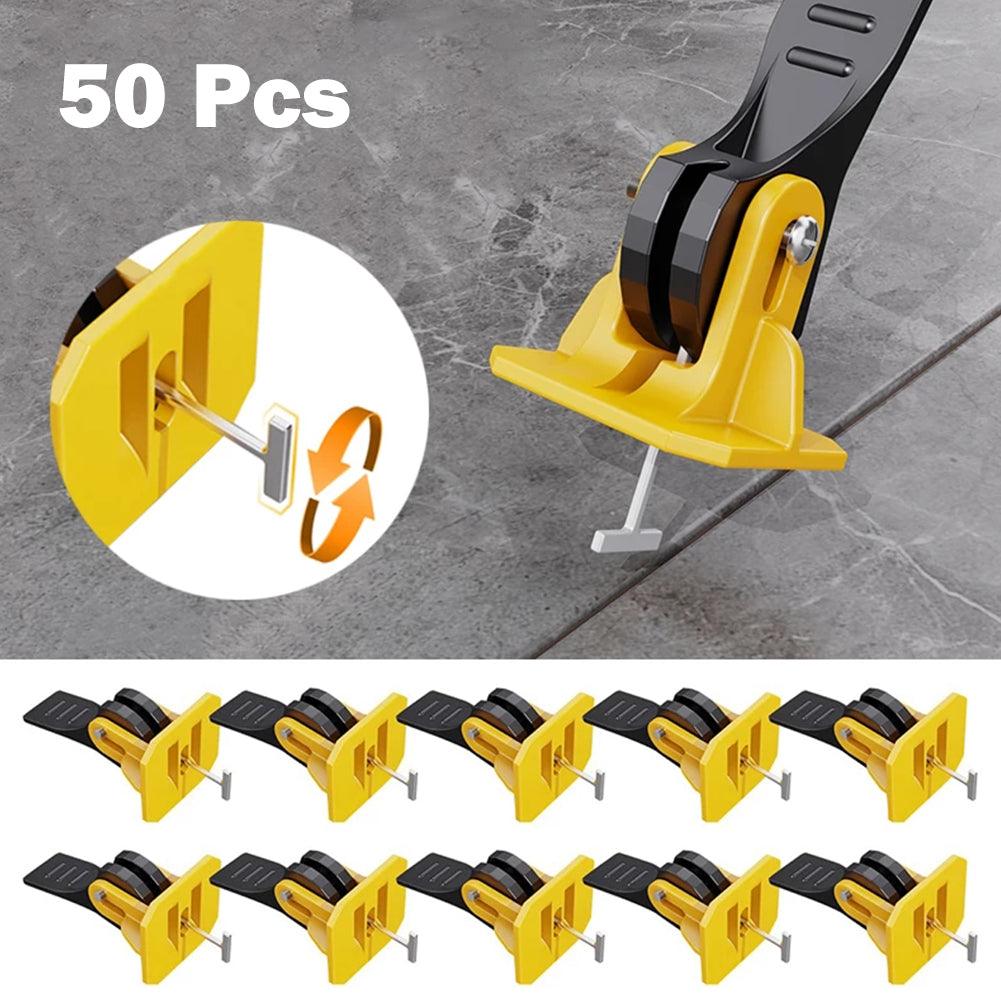 Kit d'outils de nivellement de carrelage Lighteme Pro - 50 pièces