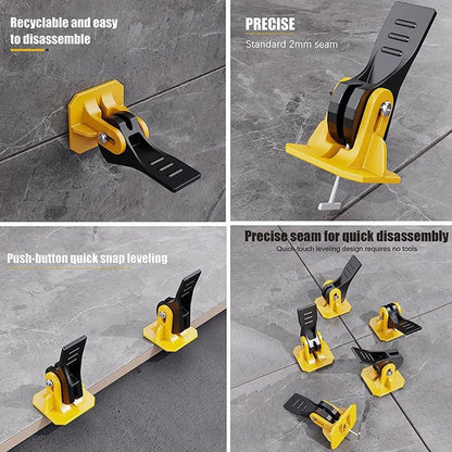 Kit d'outils de nivellement de carrelage Lighteme Pro - 50 pièces
