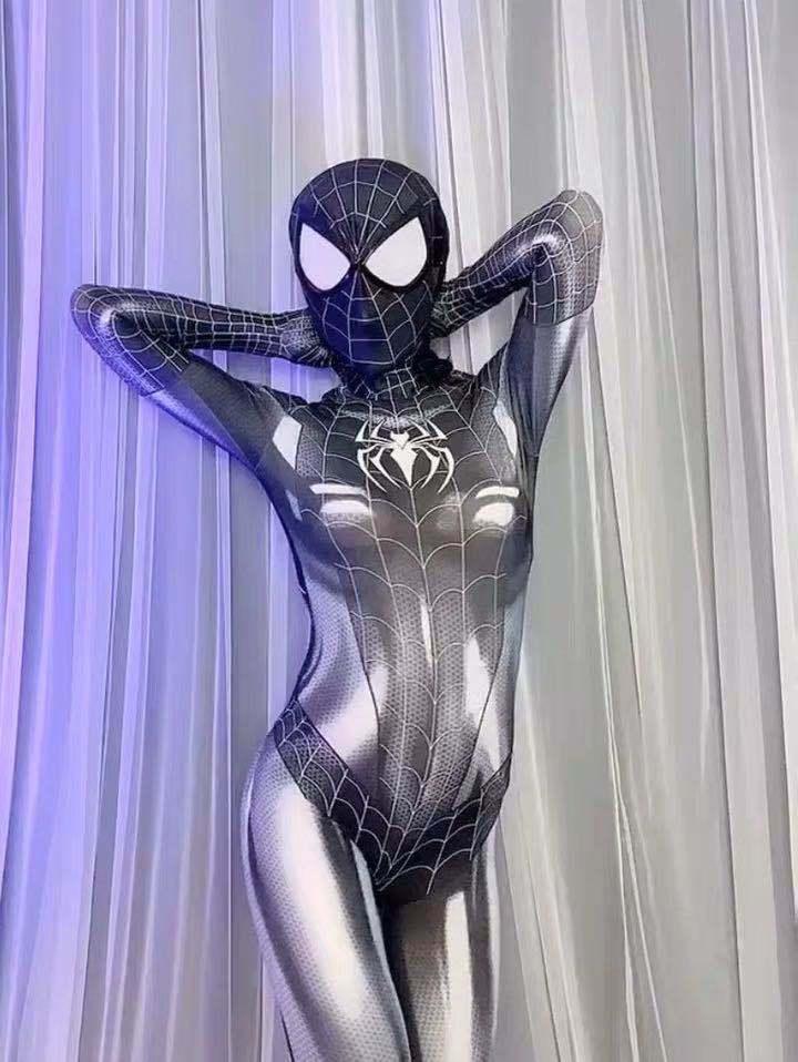 Lighteme Spiderwoman Ganzkörperkostüm