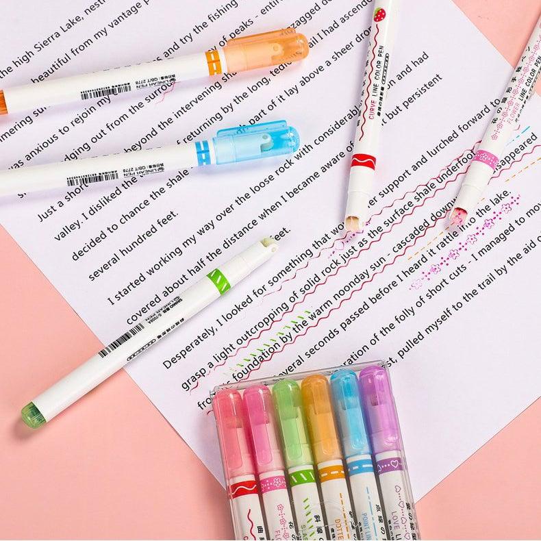 Lighteme Curve Textmarker 6er-Set