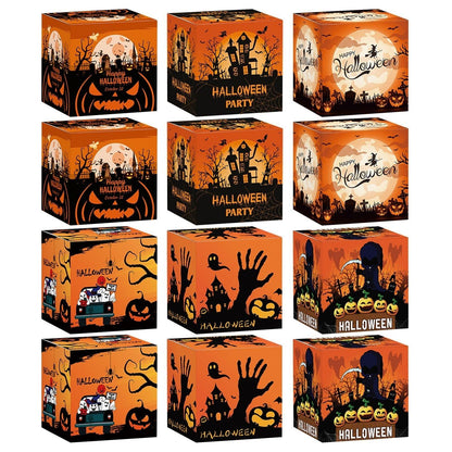 Lot de 12 sacs cadeaux Lighteme pour Halloween pour emballage de bonbons et friandises