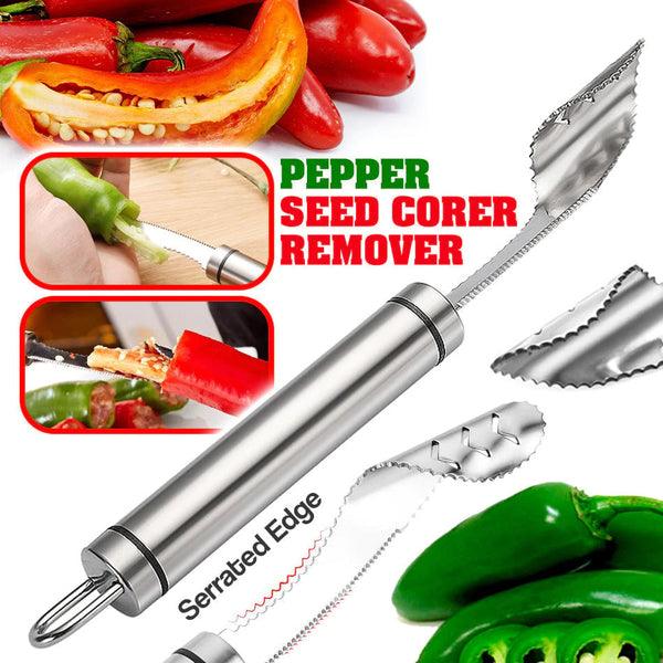 Vide-poivrons et épépineuses en acier Lighteme