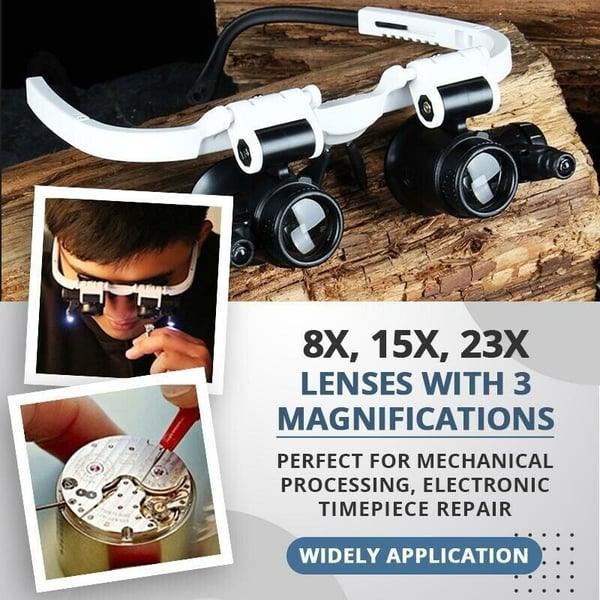 Lighteme LED-Lupenbrille 
