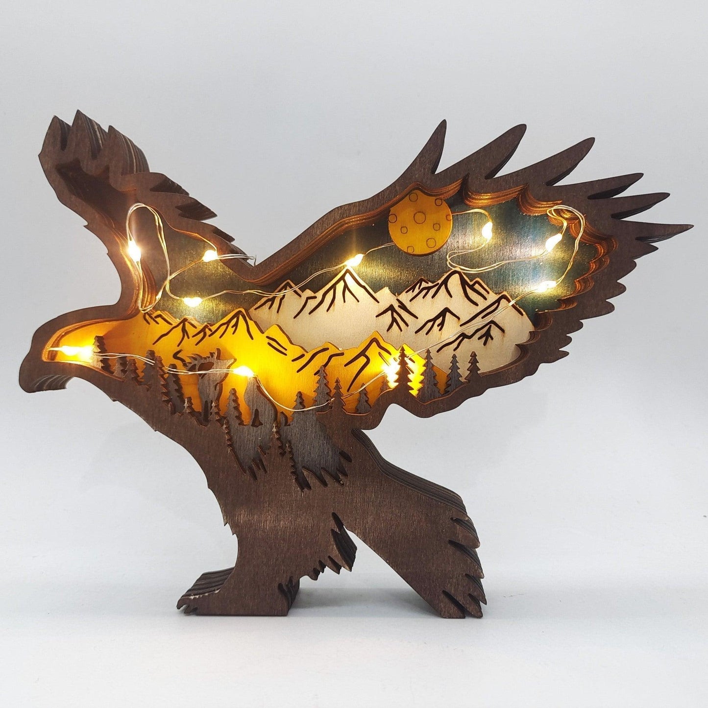 Décoration créative d'animaux de la forêt Lighteme