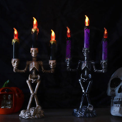 Chandelier squelette d'Halloween Lighteme avec lumières LED | ACHETEZ-EN 1, OBTENEZ-EN 1 GRATUIT (2 PIÈCES)