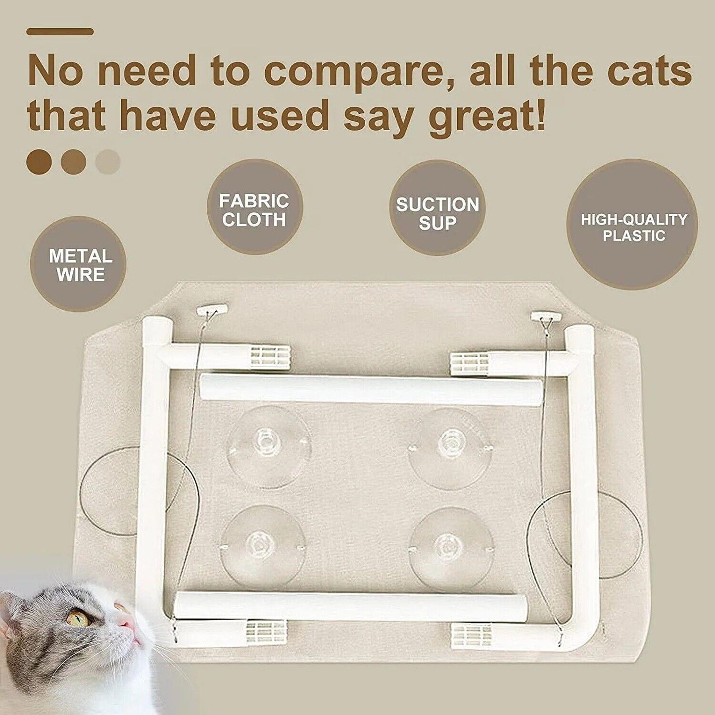 Hamac pliable Lighteme pour chats