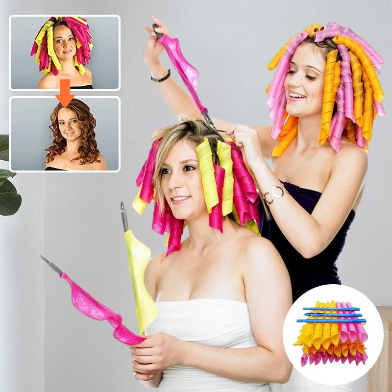 Lighteme Lockenstab zaubert perfekte Locken über Nacht ohne Hitze, ohne Schäden