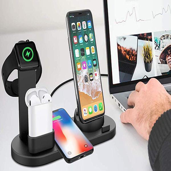 Lighteme Multifunktionales 4-in-1-Wireless-Ladegerät (2 Farben)