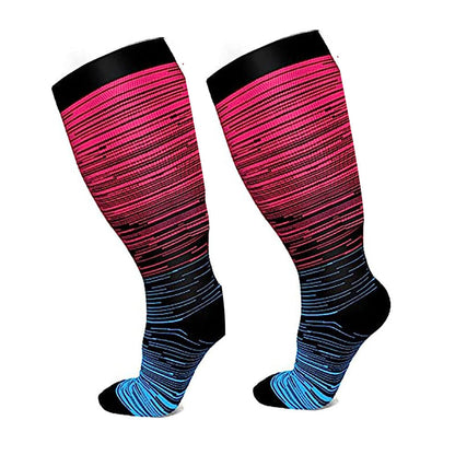 Chaussettes de compression Lighteme pour mollets larges