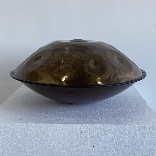 Epiphany personnalisé  F3 en 1,2mm acier inoxydable 22 pouces 14 (12 + 2) notes Handpan Hang Drum